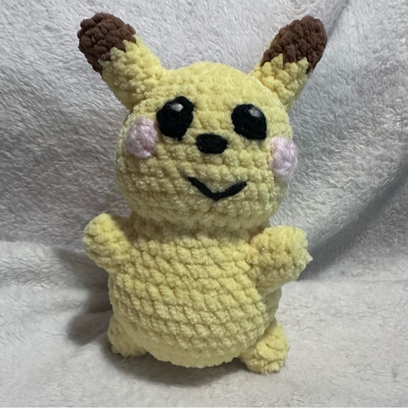 Crochet Pikachu Plush | Handmade - Picture 1 of 4